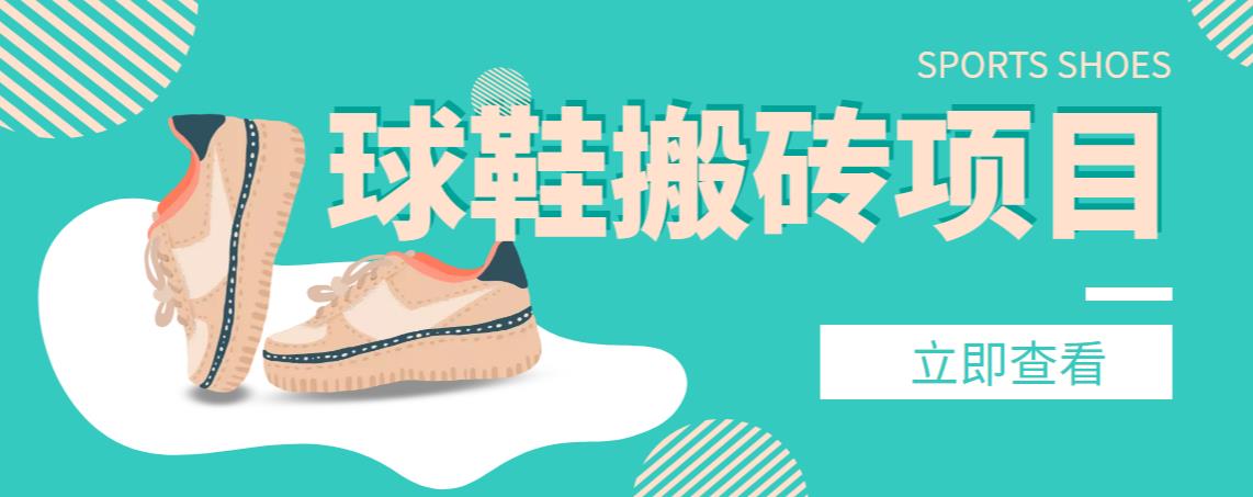 【搬砖必备】外面收费998的球鞋搬砖项目，月入轻松5000+的项目案例解析-网创-网赚-项目-兼职青絲网创