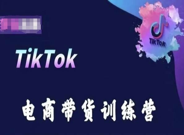 TikTok电商带货训练营，跟随时代潮流，跨境掘金-网创-网赚-项目-兼职青絲网创