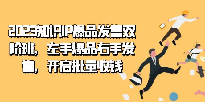 2023知识IP-爆品发售双 阶班，左手爆品右手发售，开启批量收钱-网创-网赚-项目-兼职青絲网创