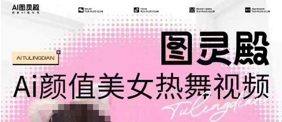 全网首发，原价988图灵殿AI颜值美女热舞视频，云端生图，轻松过原创-网创-网赚-项目-兼职青絲网创